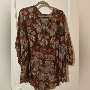 Torrid 4 Harper Fall Colors Blouse